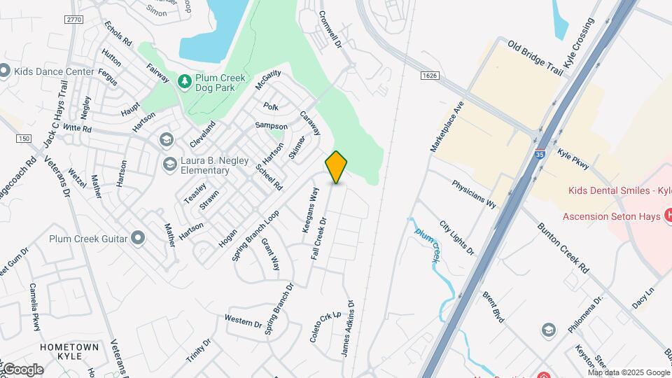 252 Fall Creek Dr Map and Location Details