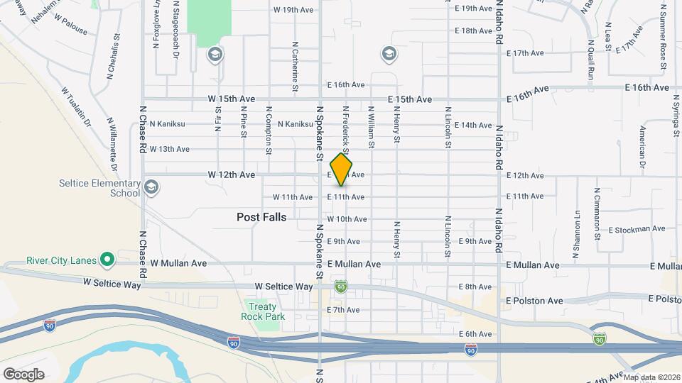 111 E 11th Ave Map and Location Details