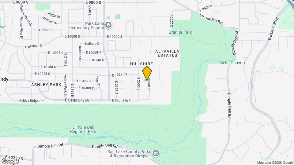 10268 Loridan Ln, Unit ADU Map and Location Details
