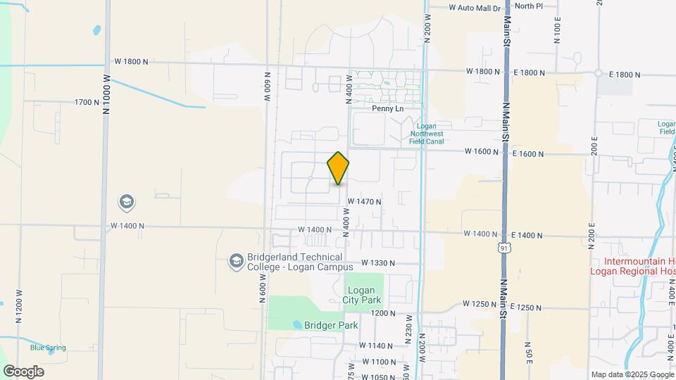 1521 N 420 W Map and Location Details