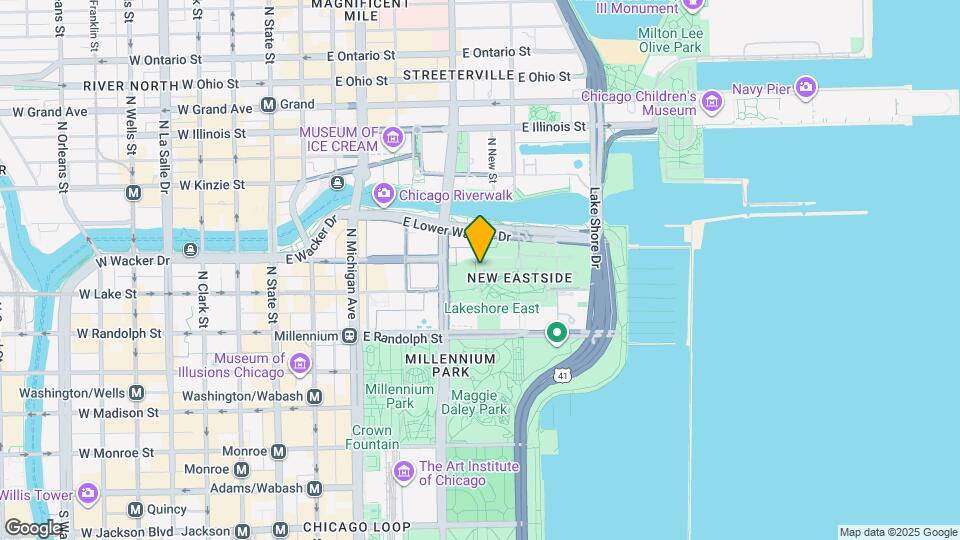 300 East South Water Street Map and Location Details