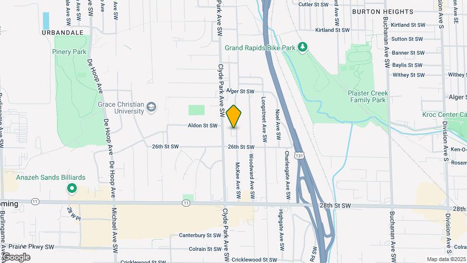 2525 McKee Ave SW, Unit 1 Map and Location Details