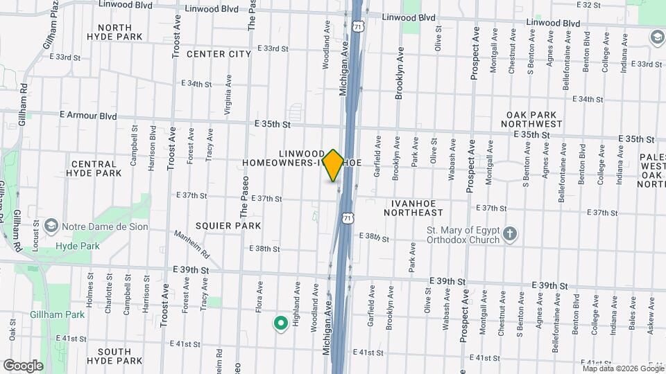 3630 Michigan Ave Mapa y Detalles de la Ubicación