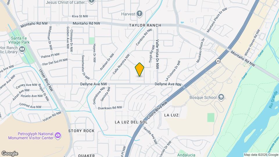 5309 Calle Serena NW Mapa y Detalles de la Ubicación