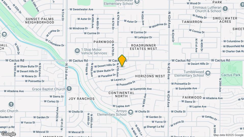 12020 N 46th Ln Map and Location Details