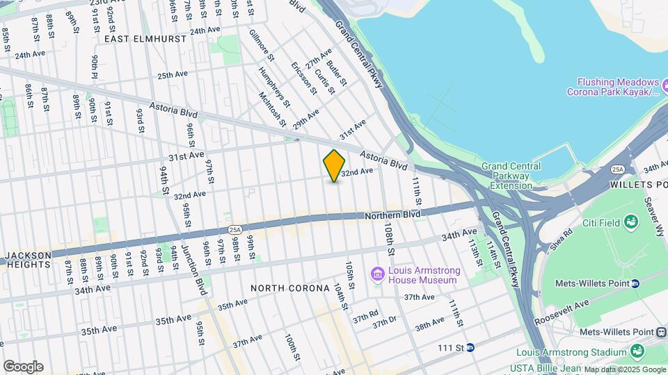 32-16 105th St Map and Location Details
