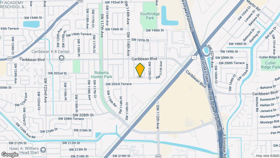 11260 SW 203rd St Map and Location Details