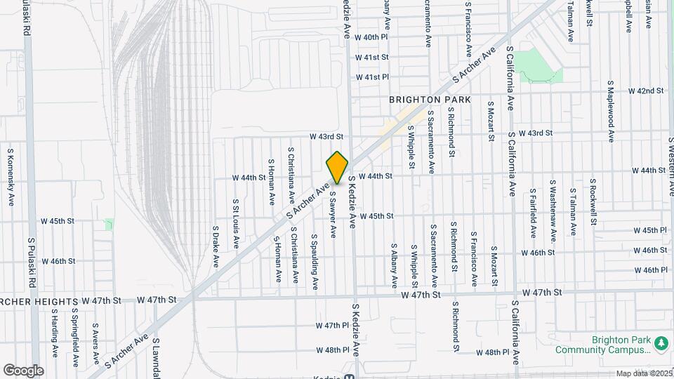 4415 S Sawyer Ave Mapa y Detalles de la Ubicación