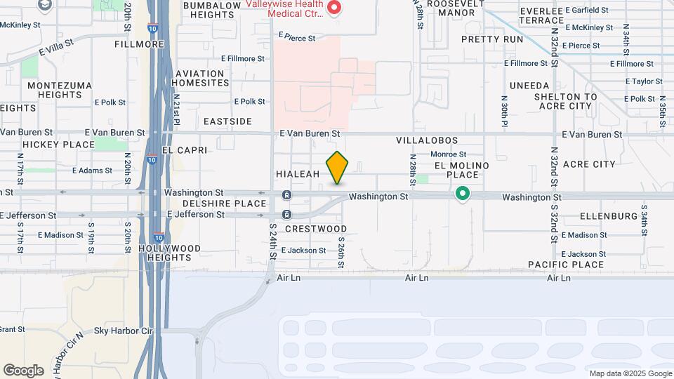 2532 E Washington St Mapa y Detalles de la Ubicación