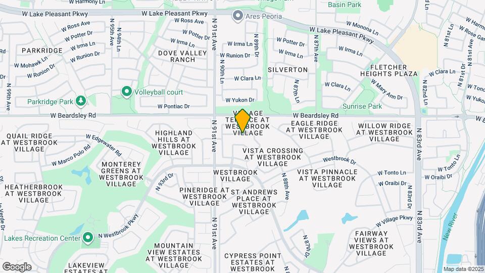 9021 W Escuda Dr Map and Location Details