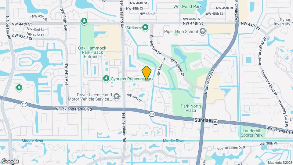 3730 NW 88th Ave, Unit 147 Map and Location Details