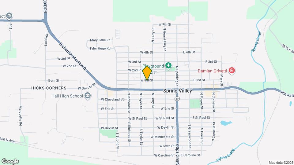 319 W 1st St Map and Location Details