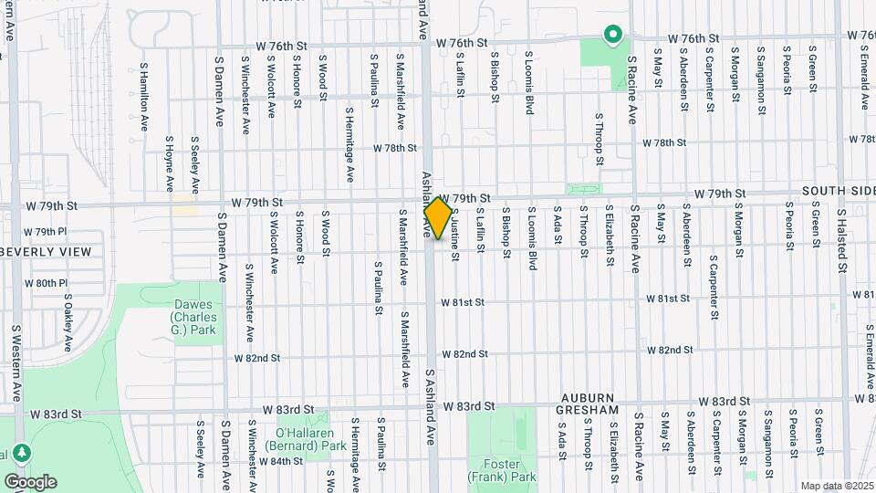 First InSite 7959 S Ashland Apartments Map and Location Details