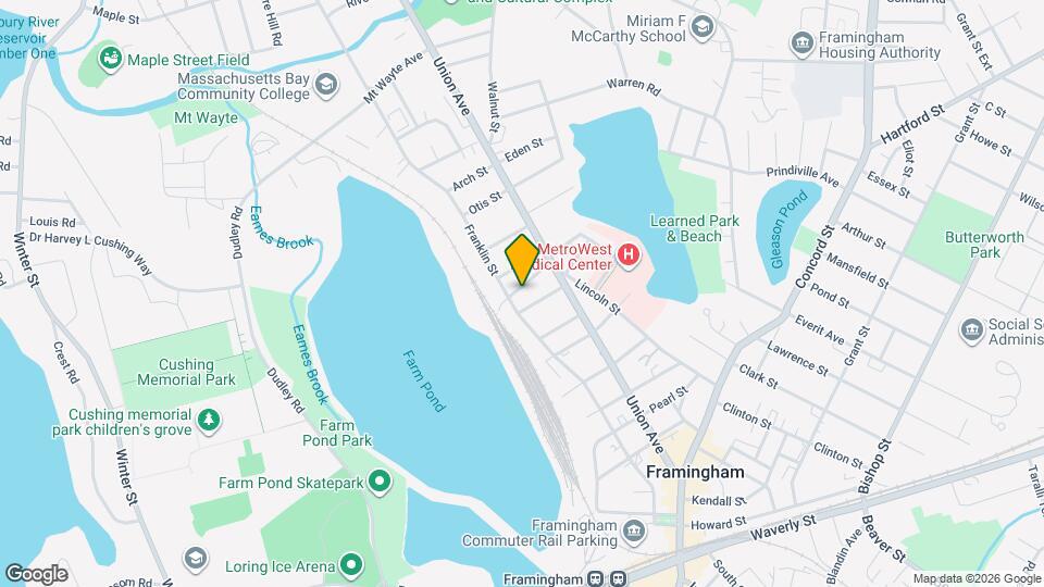 262 Union Ave Map and Location Details