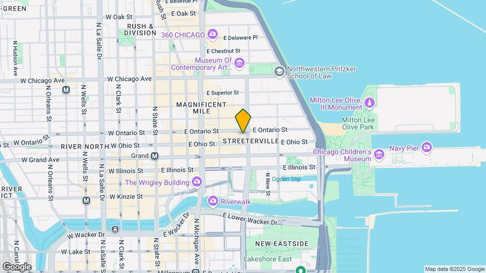 600 N Fairbanks Ct, Unit 2909 Mapa y Detalles de la Ubicación