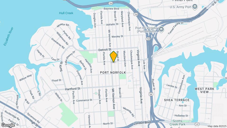 511 Mt Vernon Ave Map and Location Details