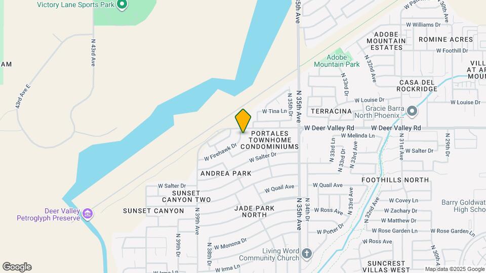 3615 W Firehawk Dr Map and Location Details