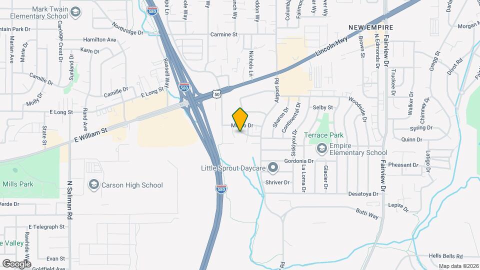 1316 Green Dr Map and Location Details