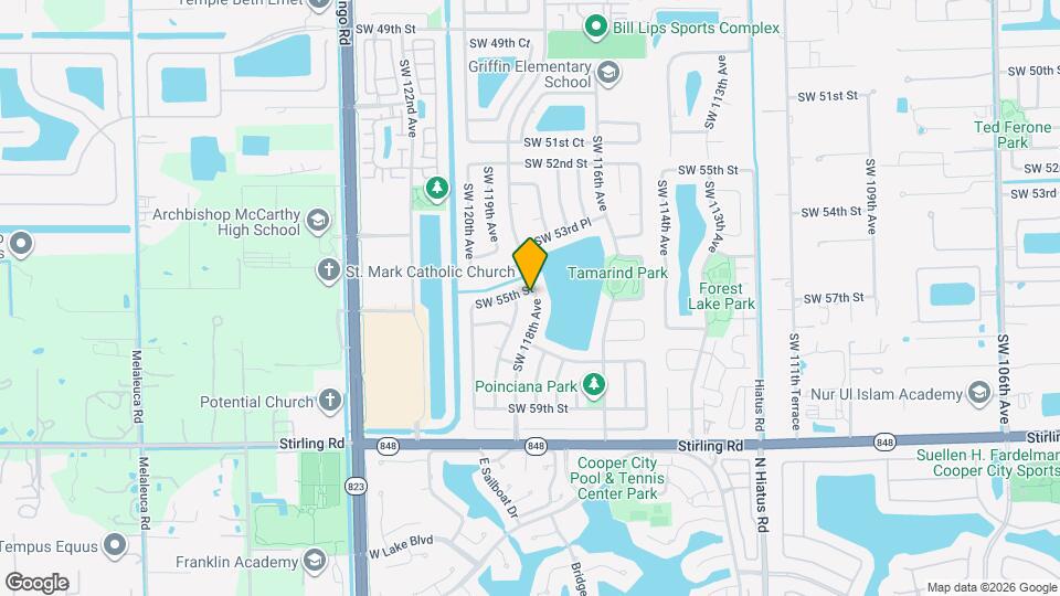 5501 SW 118th Ave Map and Location Details