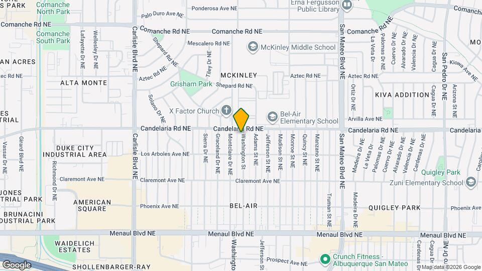 2937 Washington St NE Map and Location Details