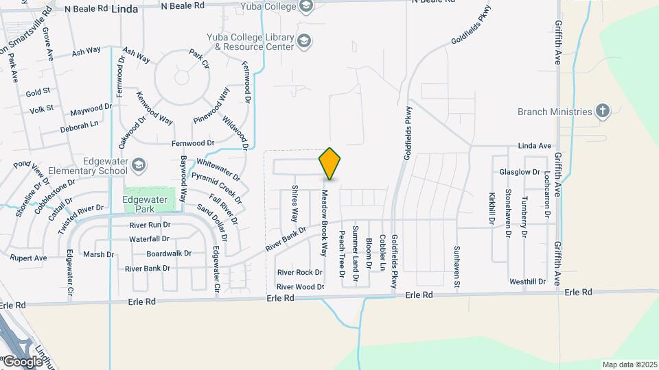 5689 Meadow Brook Way Map and Location Details