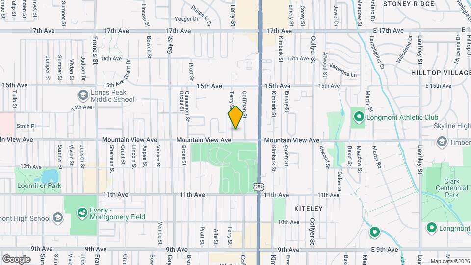 1314 Terry St Map and Location Details