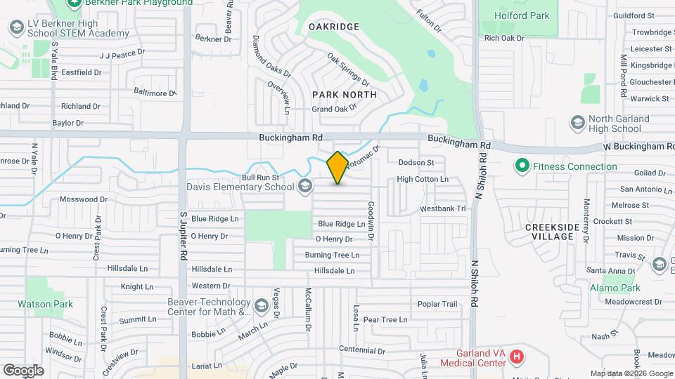 3009 Shenandoah Dr Map and Location Details