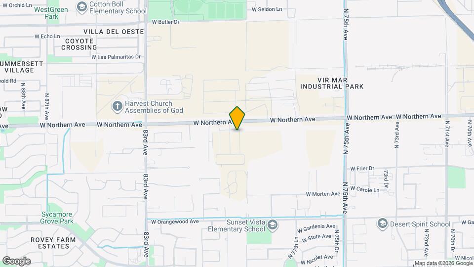 7918 N 79th Ave Map and Location Details