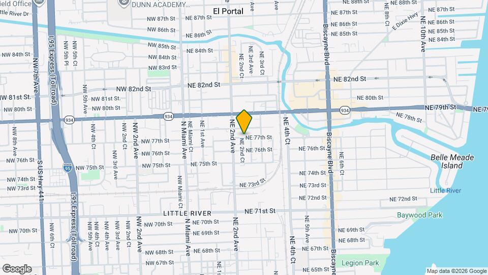 235 NE 77th St Map and Location Details