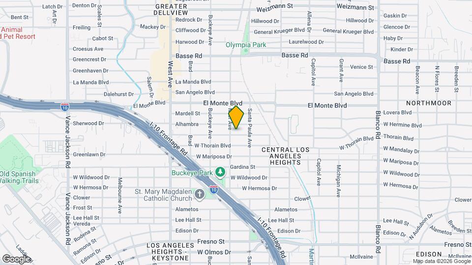 1531 W Hermine Blvd Map and Location Details