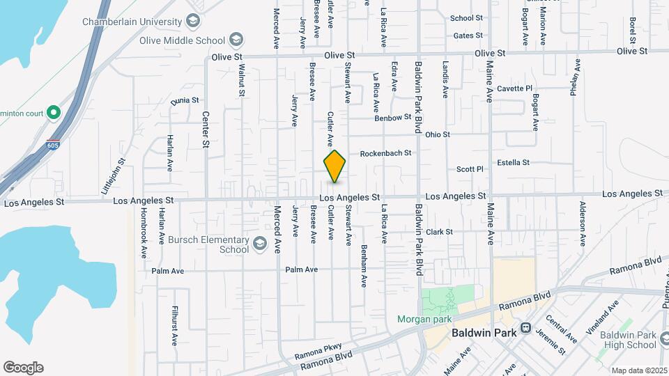 13933 Los Angeles St Map and Location Details