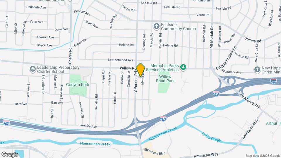 1731 Myrna Ln Mapa y Detalles de la Ubicación