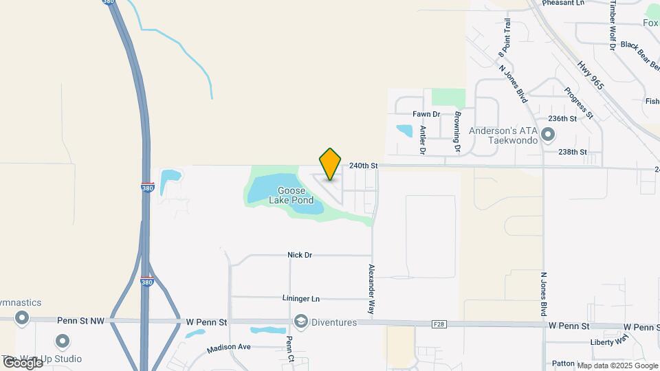 1805 Goose Lake Cir Map and Location Details