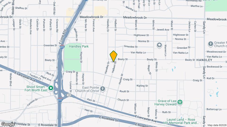 2812-2814 Halbert St Map and Location Details