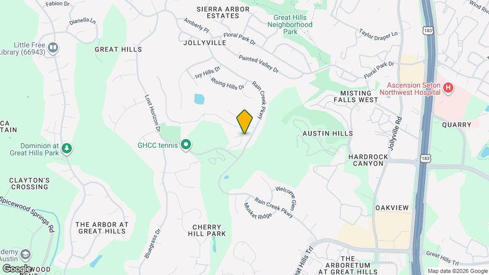 5710 Misty Hill Cove Map and Location Details