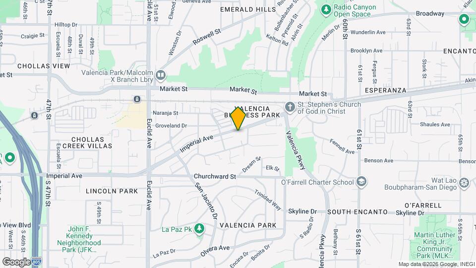 5461-65 Imperial Ave Map and Location Details