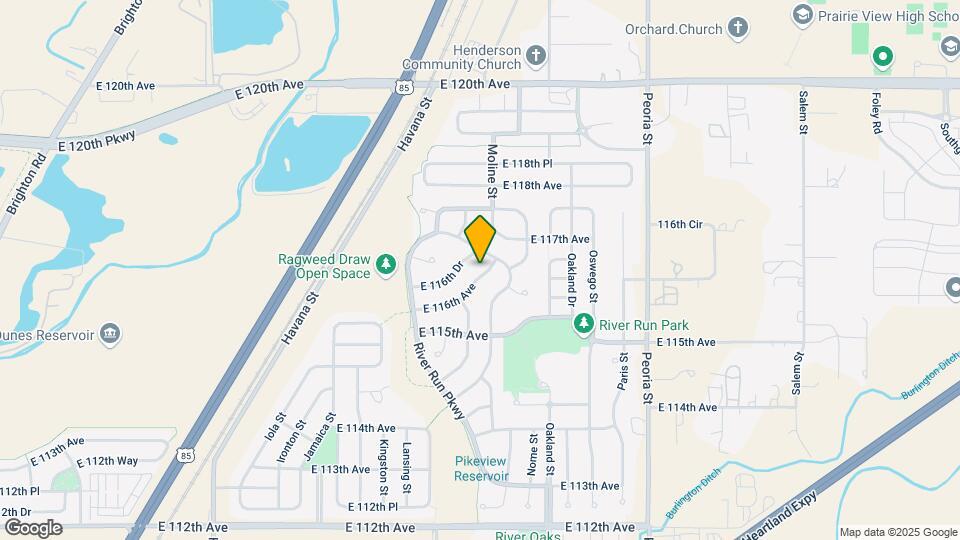 11469 E 116th Ave Map and Location Details