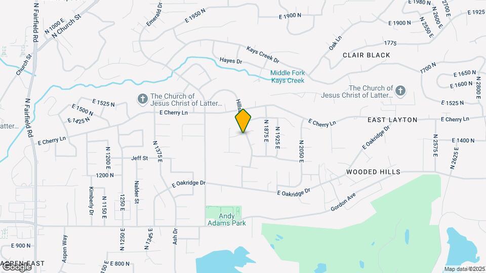 1365 Hillsboro Dr Map and Location Details