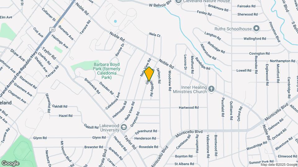 913 Greyton Rd Map and Location Details