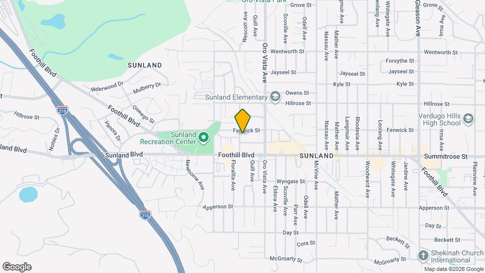 10538 Floralita Ave Map and Location Details