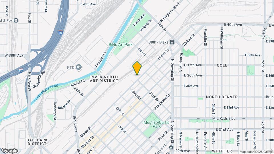 3309 Blake St, Unit 104 Map and Location Details