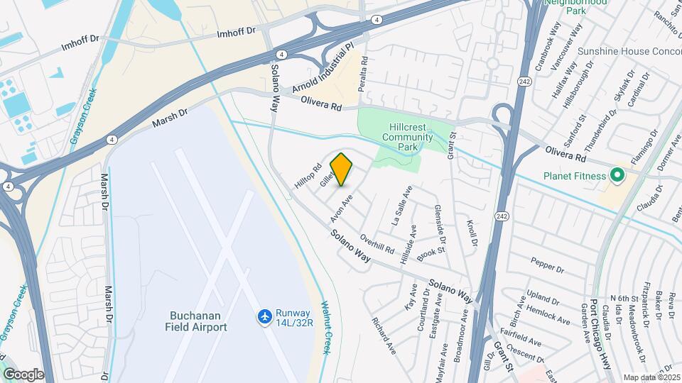 2838 Loma Vista Ave Map and Location Details