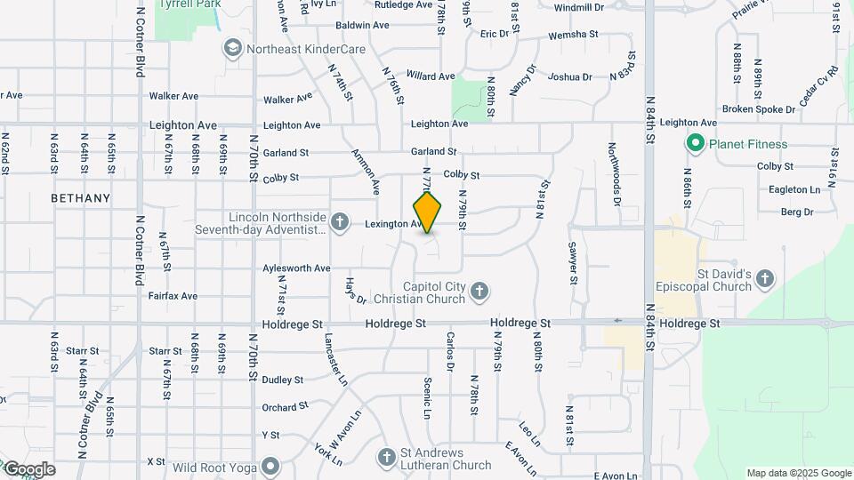 1801 Ridgehaven Ct Map and Location Details