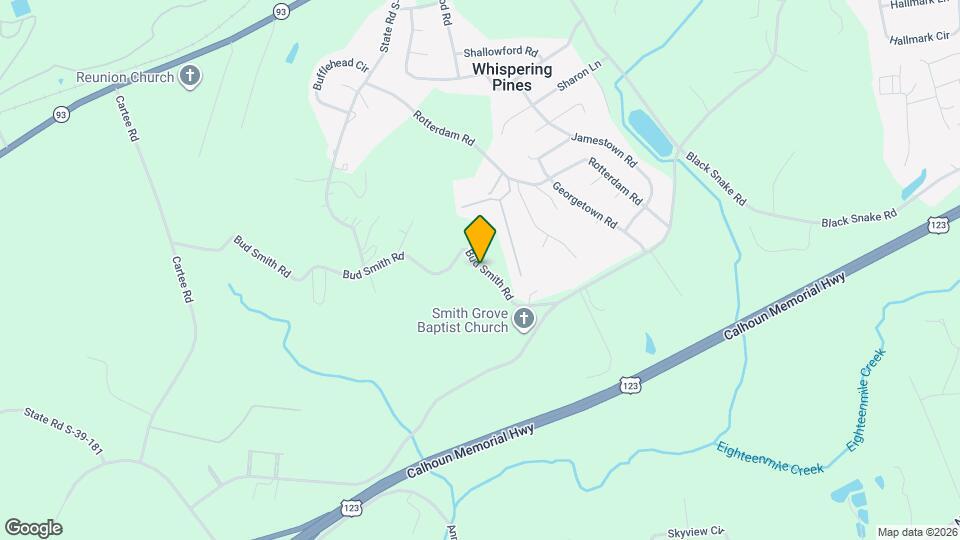 390 Bud Smith Rd Map and Location Details