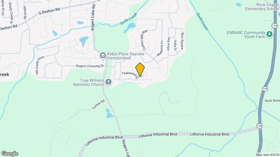 1650 Cutters Mill Dr Map and Location Details