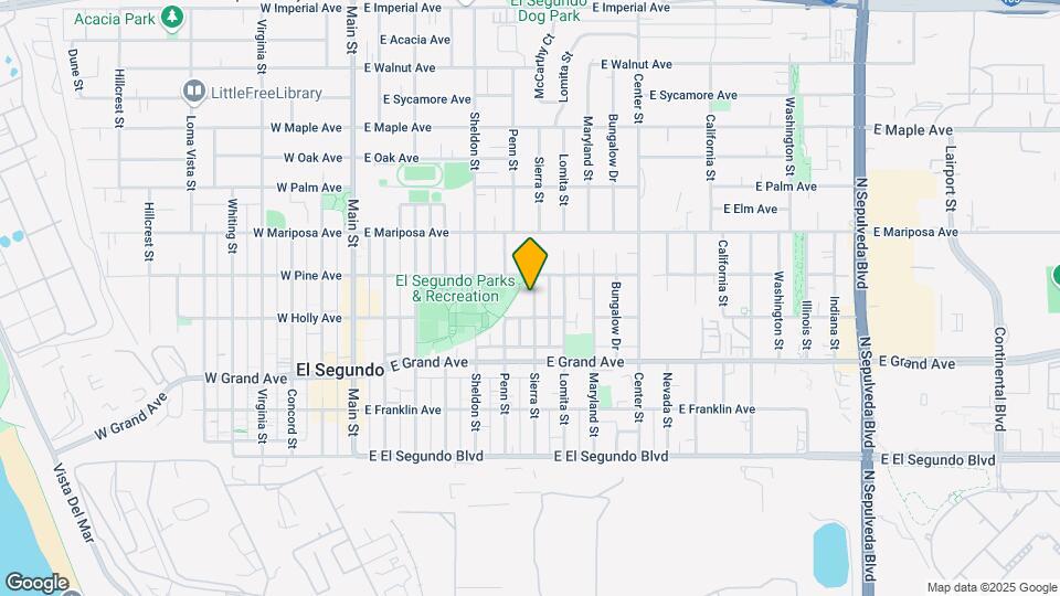 425 Sierra St Mapa y Detalles de la Ubicación