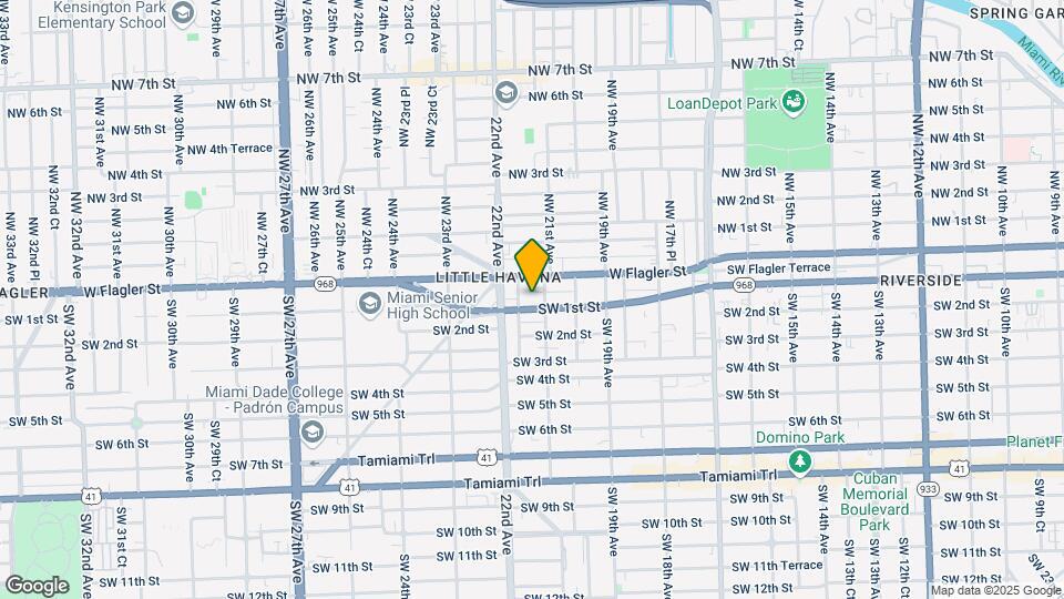 2121 SW 1st St Map and Location Details
