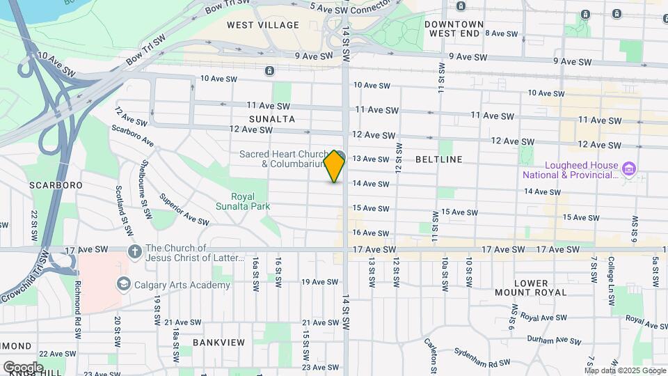 1509 14 Ave Map and Location Details