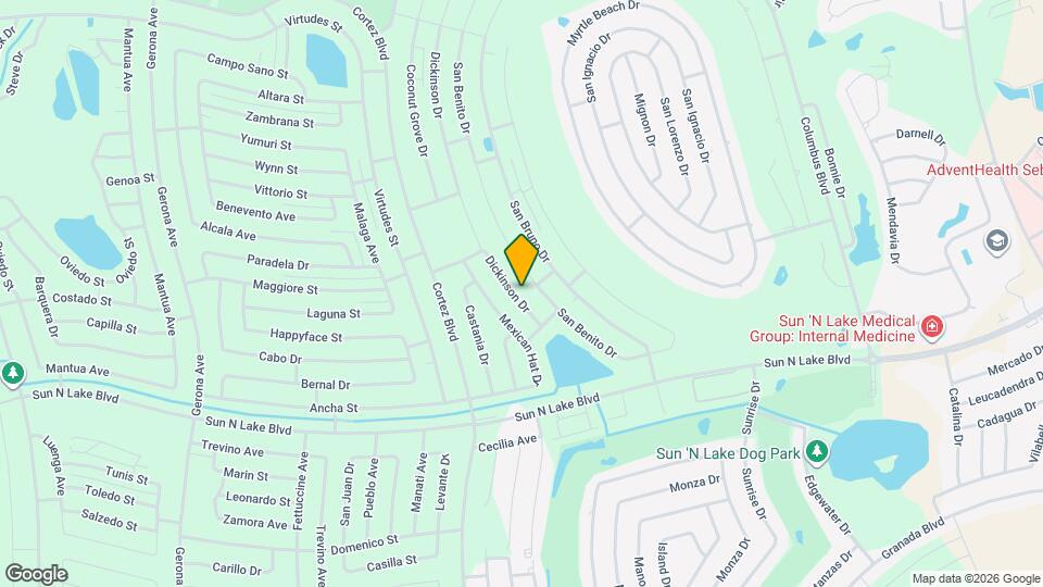 6941 Dickinson Dr Map and Location Details