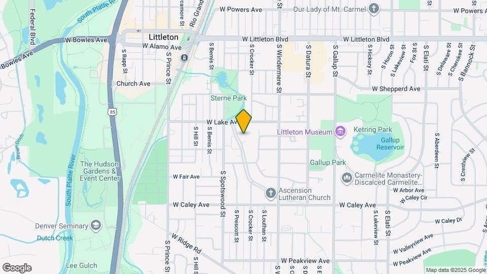 6050 S Sterne Pkwy Map and Location Details